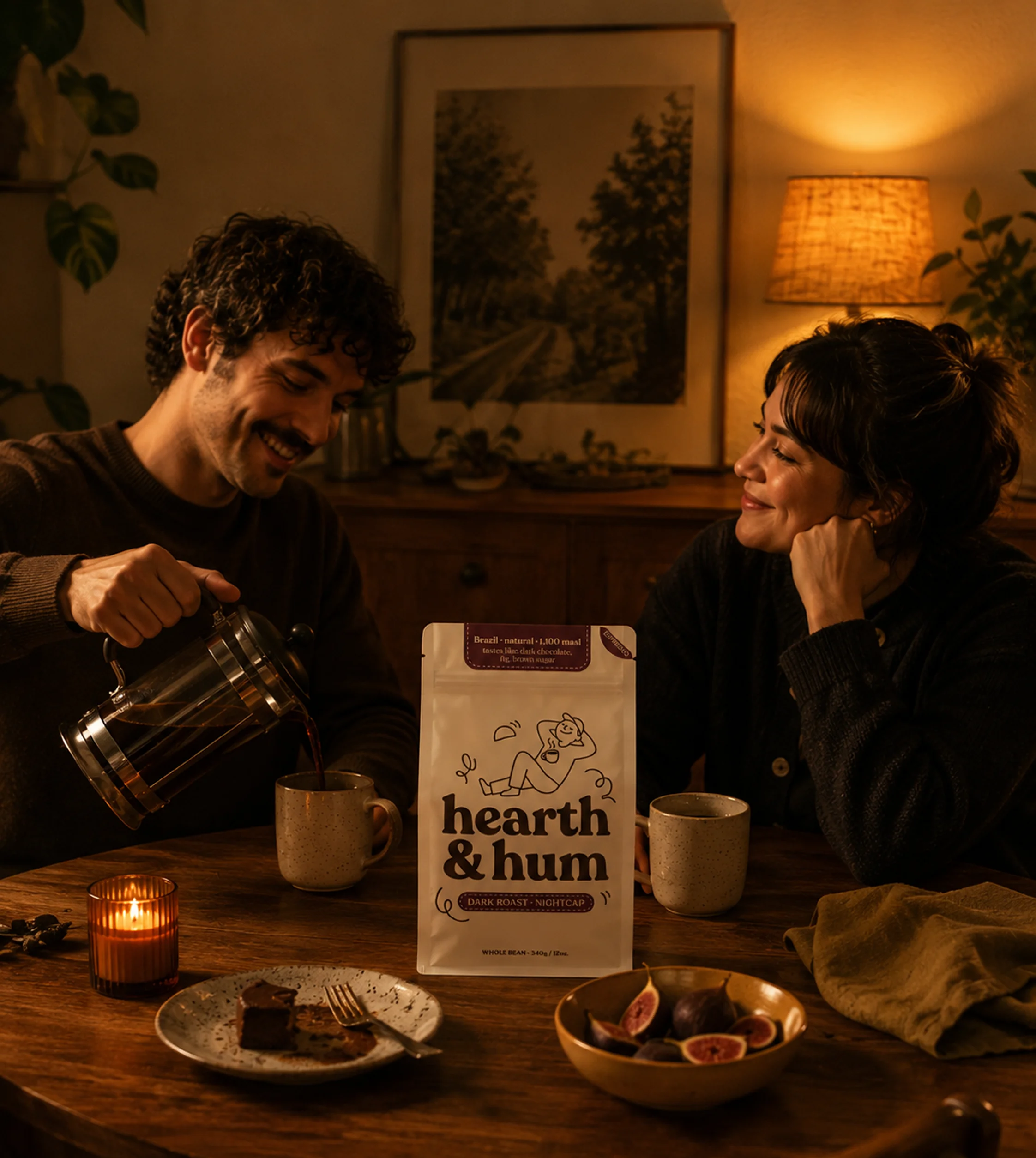 Evening coffee moment with Nightcap